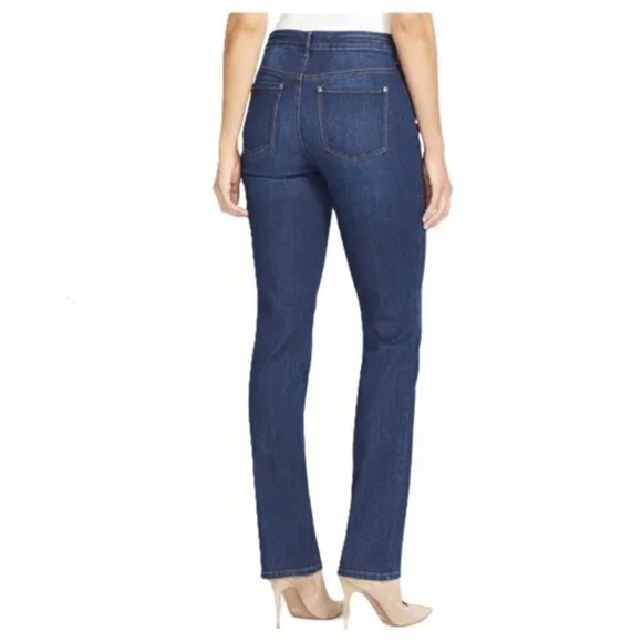 Gloria Vanderbilt Rail Straight Leg Jeans - Mid-Rise - Modern Fit - Picture 2 of 3